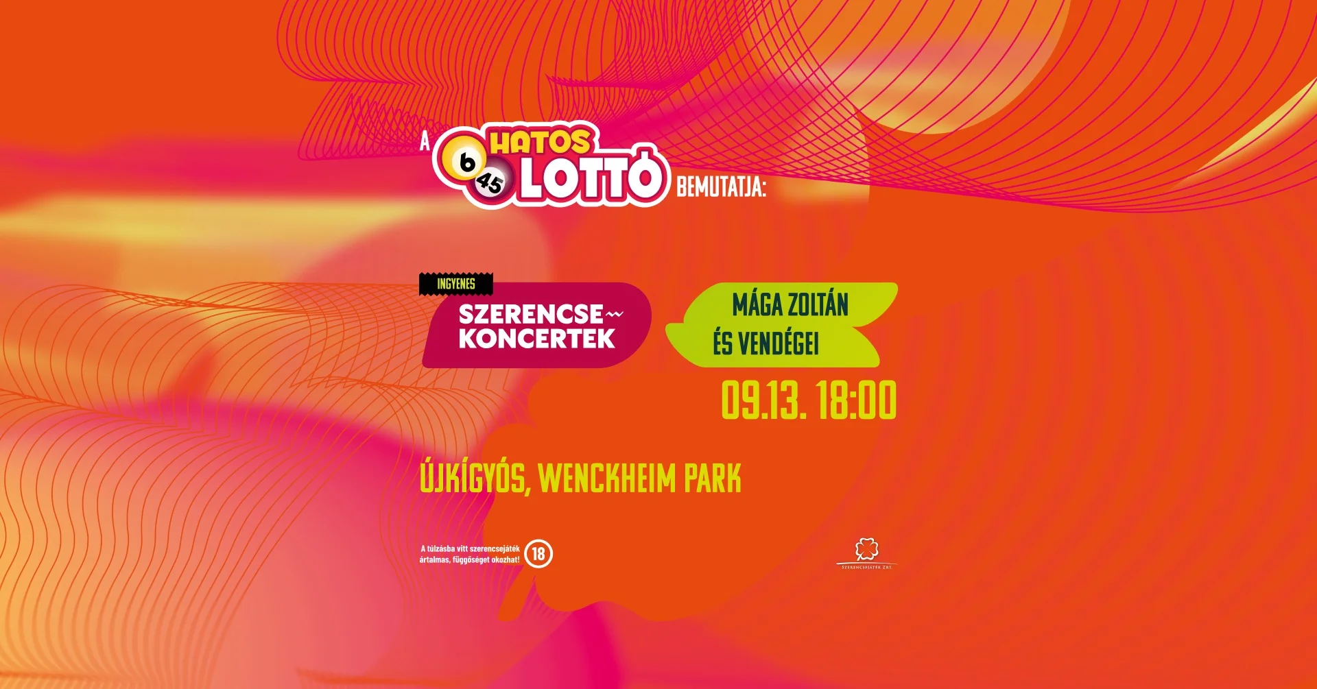 Mága Zoltán és vendégei koncert - Szerencsekoncertek